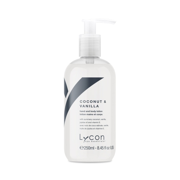 Lycon Лосьон для рук и тела Hand & Body Lotion, кокос и ваниль Coconut & Vanilla, 250 мл купить - 0