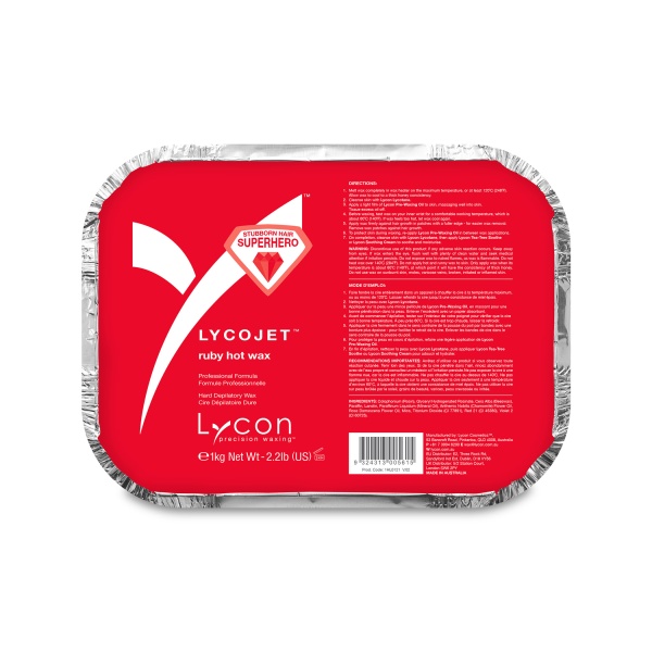 Lycon Горячий воск Лайкоджет Lycojet Hot Wax, рубиновый Ruby, суперсильный, 1000 гр купить - 0