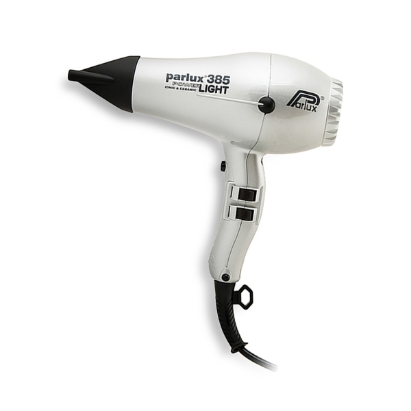 Parlux Фен 385 Power Light, 2150 Вт, серебро, 2 насадки купить - 0
