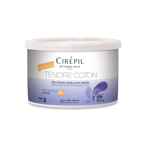 Perron Rigot Теплый воск Нежный хлопок Cirepil Tendre Coton, банка, 400 гр купить - 0