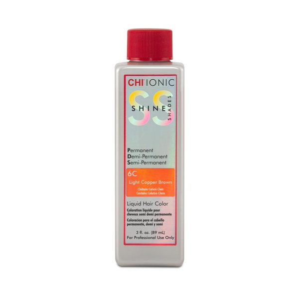 CHI Жидкая краска Ionic Shine Shades Liquid Color, 6C Светло медно-коричневый, 89 мл купить - 0