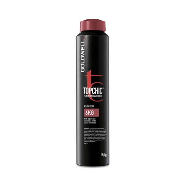 Goldwell Стойкая краска для волос Topchic, 6KG медный темно-золотистый, баллон, 250 мл купить - 0