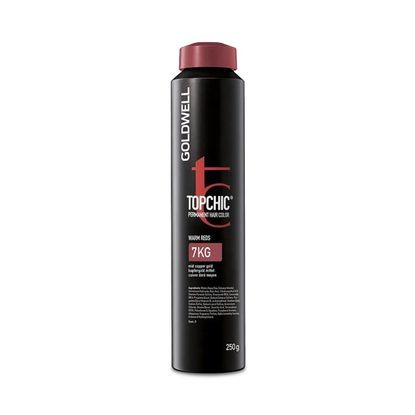 Goldwell Стойкая краска для волос Topchic, 7KG медный золотистый, баллон, 250 мл купить - 0
