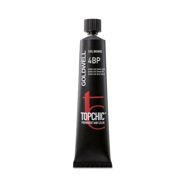 Goldwell Стойкая краска для волос Topchic, 4BP жемчужный горький шоколад, тюбик, 60 мл купить - 0