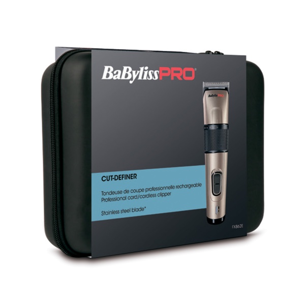 Babyliss Pro Машинка для стрижки Cut Definer, 0.6 -3 мм, аккумуляторное и сетевое питание, 8 насадок купить - 0