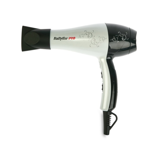 BaByliss Pro Фен, черно-белый, 2000 Вт, черно-белый купить - 0