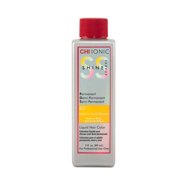 CHI Жидкая краска Ionic Shine Shades Liquid Color, 8G Золотистый средний блондин, 89 мл купить - 0