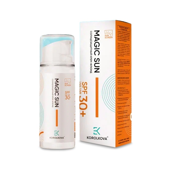 Korolkova Солнцезащитный крем Sunscreen Magic Sun SPF30+, 50 мл купить - 0
