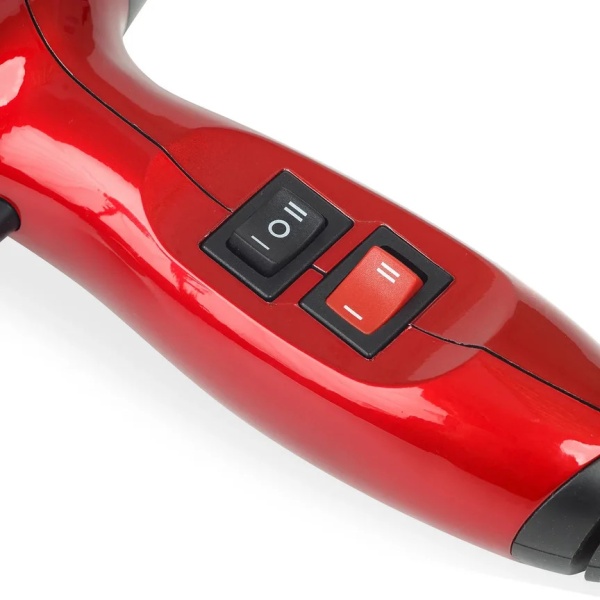 Dewal Pro Фен Ion Energy, красный, 2000 Вт, 2 насадки купить - 0