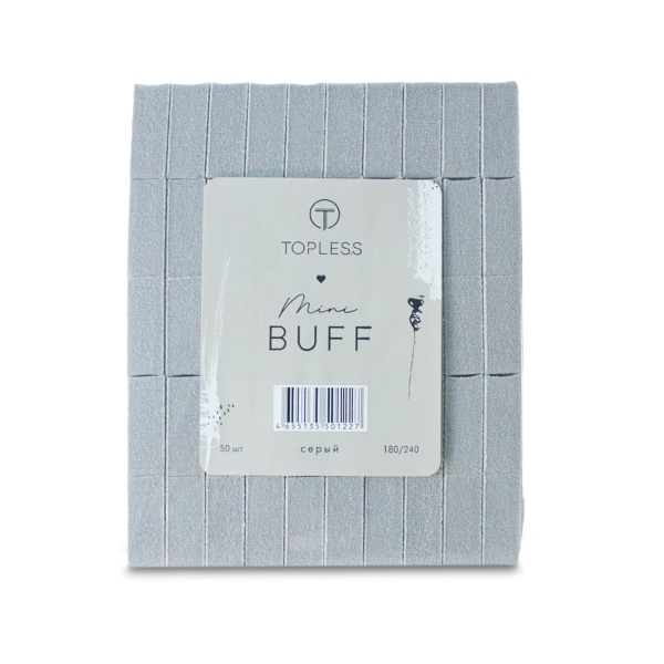 Topless Баф мини, 180/240 грит, Серый одноцветный, 50 шт купить - 0
