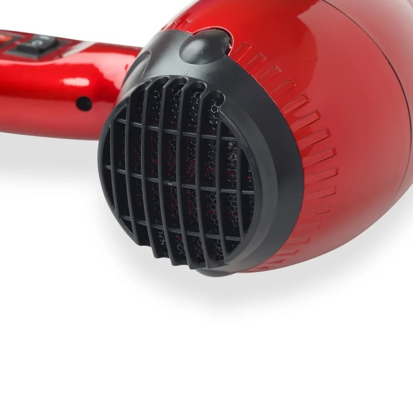 Dewal Pro Фен Ion Energy, красный, 2000 Вт, 2 насадки купить - 0