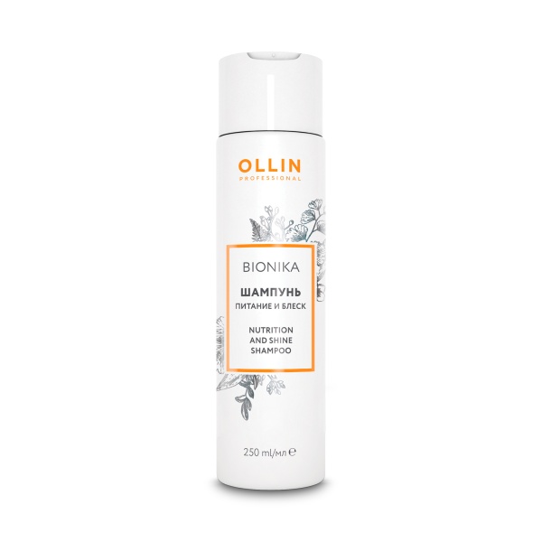 Ollin Professional Шампунь питание и блеск Bionika, 250 мл купить - 0