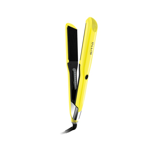 Ollin Professional Щипцы-гофре OL-9191, желтые купить - 0