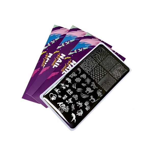 Klio professional Пластина для стемпинга, S-027, маленькая купить - 0