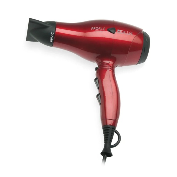 Dewal Pro Фен Profile Compact, красный, 2000 Вт, ионизация, 2 насадки купить - 0