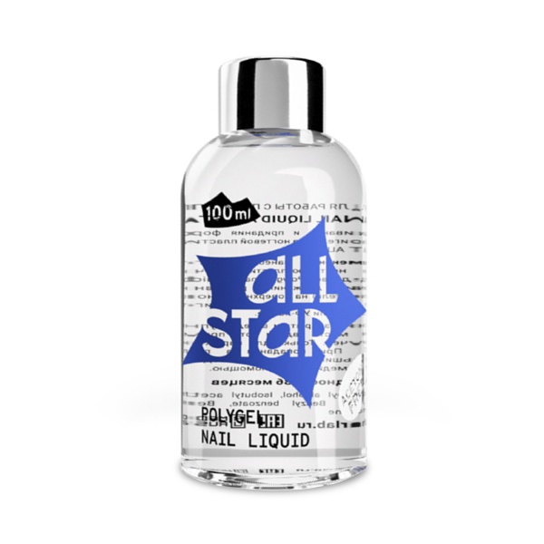 All Star Жидкость для полигеля Nail Liquid Polygel, 100 мл купить - 0