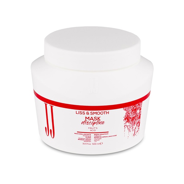 JJ Маска дисциплинирующая для разглаживания вьющихся волос Liss & Smooth Mask, 500 мл купить - 0