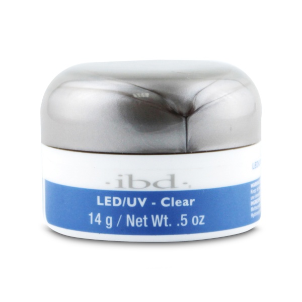 ibd Укрепляющий гель LED/UV Gel, прозрачный Clear, 14 гр купить - 0
