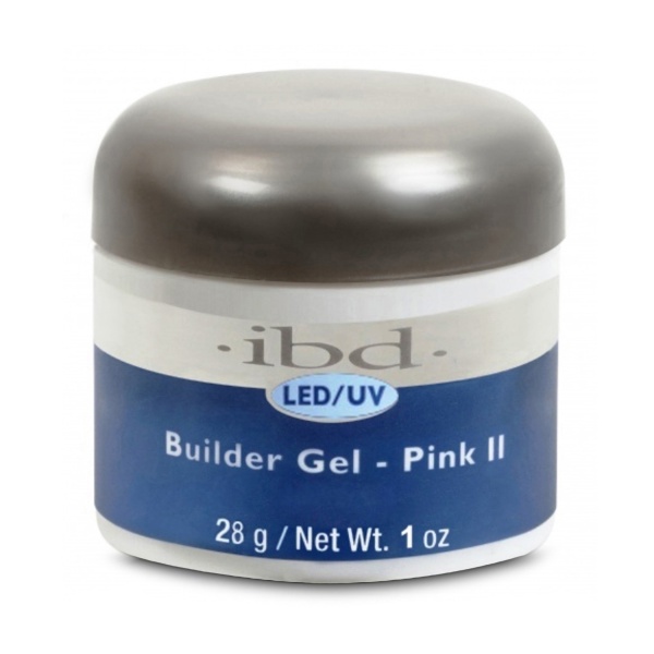 ibd Конструирующий камуфлирующий гель LED/UV Builder Gel, розовый холодный оттенок Pink II, 28 гр купить - 0