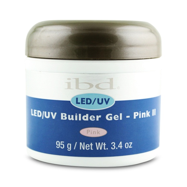 ibd Конструирующий камуфлирующий гель LED/UV Builder Gel, розовый холодный оттенок Pink II, 95 гр купить - 0