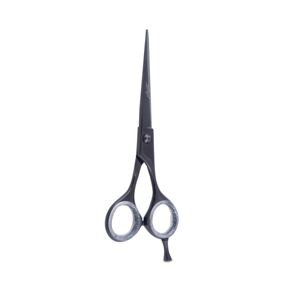 Jacks Beauty Ножницы филировочные с двумя лапками, черные, 17 см, 6.5" купить - 0