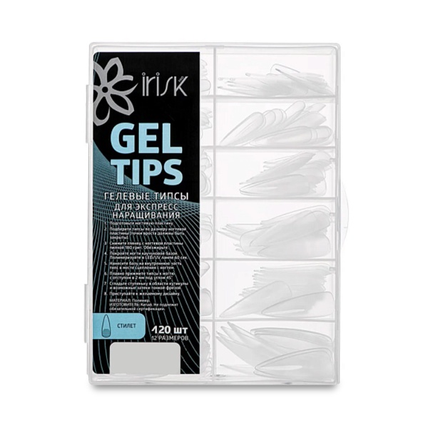 Irisk Professional Гелевые типсы для экспресс наращивания Стилет Gel Tips, 120 шт купить - 0