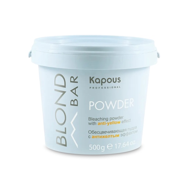 Kapous Обесцвечивающая пудра с антижелтым эффектом Blond Bar, 500 гр купить - 0
