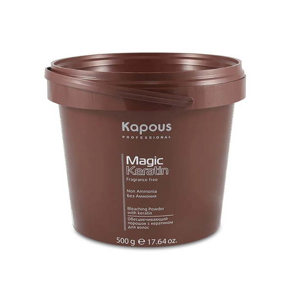 Kapous Обесцвечивающий порошок с кератином Magic Keratin Fragrance Free Non Ammonia, 500 гр купить - 0