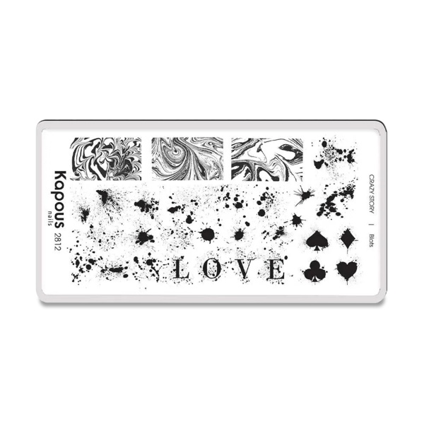 Kapous Пластина для стемпинга Crazy Story, Blots купить - 0