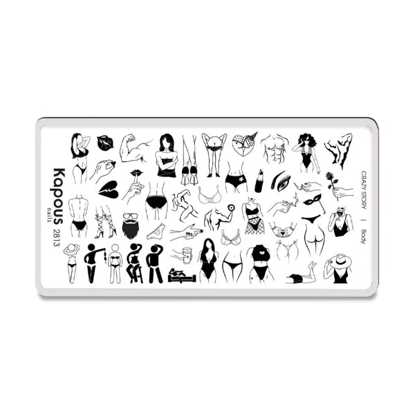 Kapous Пластина для стемпинга Crazy Story, Body купить - 0