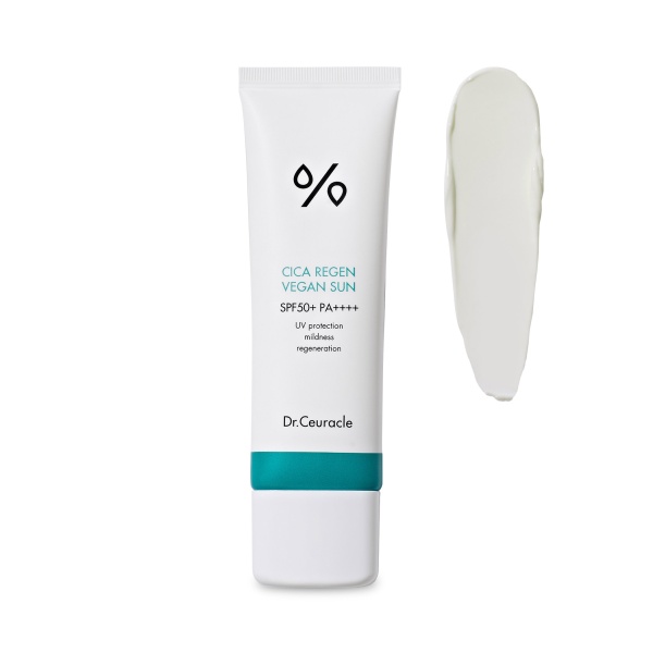 Dr. Ceuracle Солнцезащитный веганский гель с центеллой Cica Vegan Sun Regen Vegan Sun SPF 50+ PA++++, 50 мл купить - 0