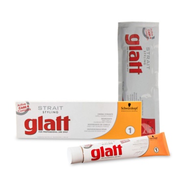 Schwarzkopf Professional Средство для перманентного выпрямления средне вьющихся волос Strait Styling Glatt 1, 80 мл х 40 мл х 40 мл купить