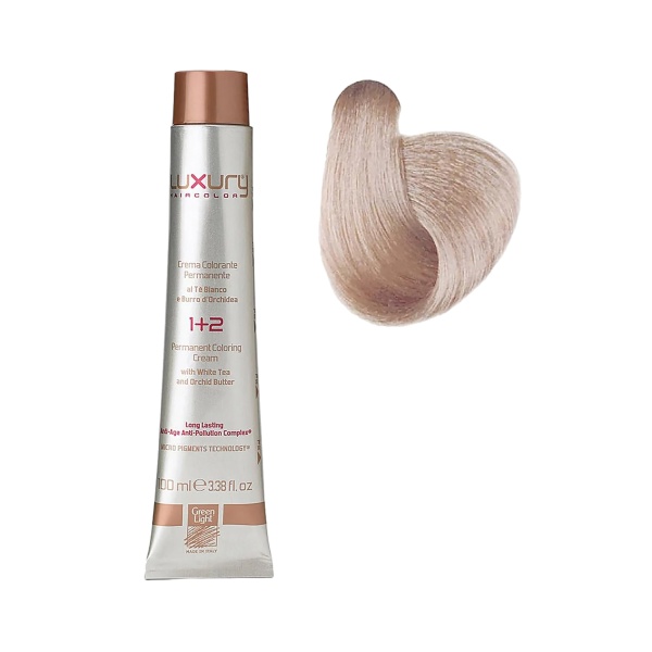 Luxury Hair Pro Краска для волос Hair Color, 10.01 пепельный платиновый блондин Ash Platinum Blond , 100 мл купить - 0