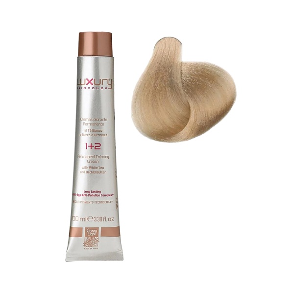 Luxury Hair Pro Краска для волос Hair Color, 10.11 платиновый спокойный блондин Pacific Platinum Blond, 100 мл купить - 0