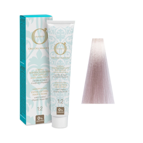 Barex Безаммиачная перманентная крем-краска Oro del Marocco Extra Lifting Hair Cream, 11.07, 100 мл купить - 0
