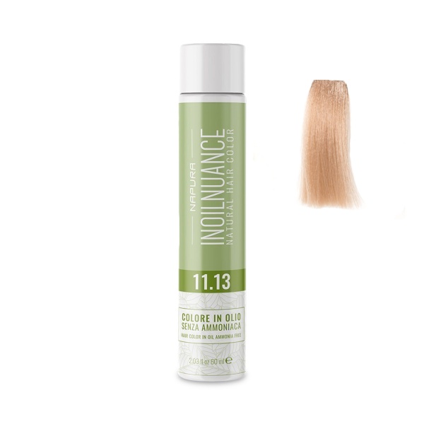 Napura Краситель безаммиачный на масляной основе Inoilnuance, 11.13 Очень светлый бежевый Blondo Chiarissimo Super Schiarente Beige, 60 мл купить - 0