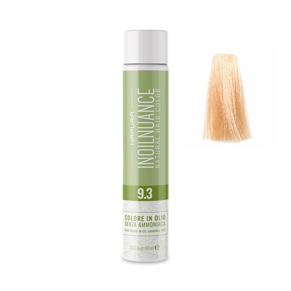 Napura Краситель безаммиачный на масляной основе Inoilnuance, 9.3 Очень светло-золотистый блондин Blondo Chiarissimo Dorato, 60 мл купить - 0