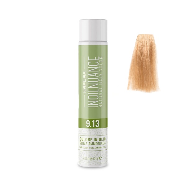 Napura Краситель безаммиачный на масляной основе Inoilnuance, 9.13 Очень светлый пепельно-бежевый блондин Very light ash beige blond, 60 мл купить - 0
