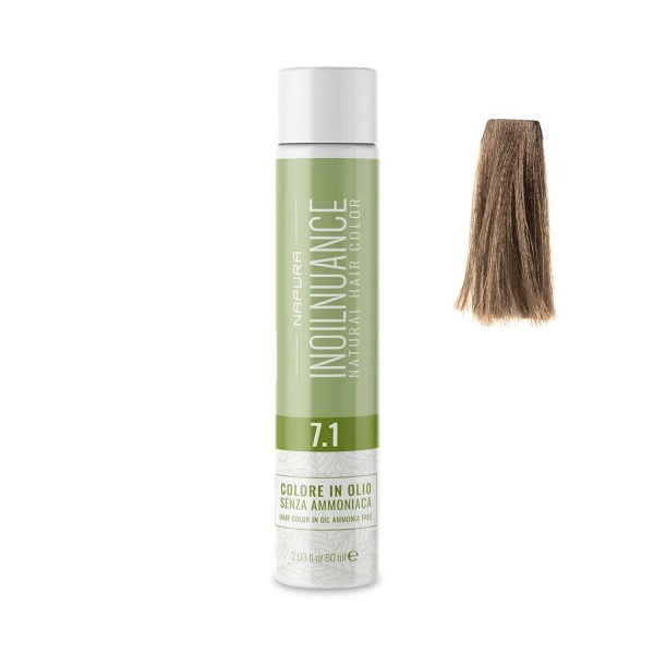 Napura Краситель безаммиачный на масляной основе Inoilnuance, 7.1 Пепельный блондин Blondo Cenere, 60 мл купить - 0