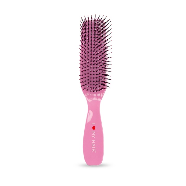 I ♥ my hair Парикмахерская щетка для расчесывания детских волос Spider 1501, розовая глянцевая, M купить - 0