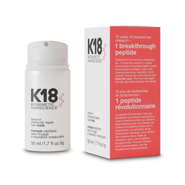 K18 Несмываемая маска для молекулярного восстановления волос Leave-In Molecular Repair Hair Mask, 50 мл купить - 0