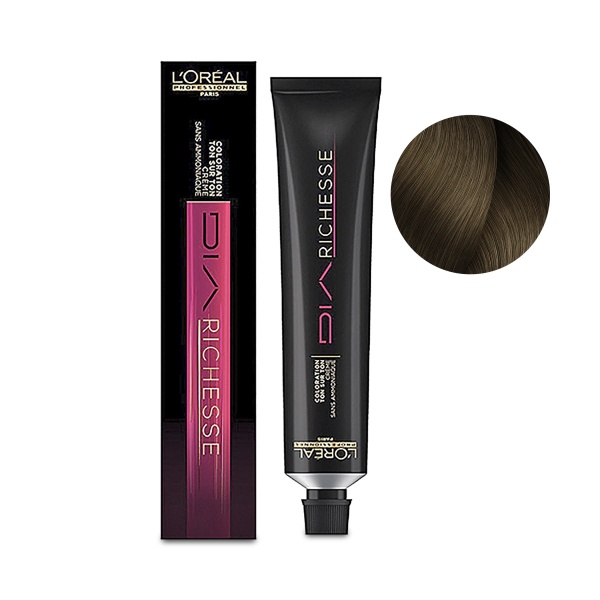 L'Оrеаl Рrоfеssiоnnеl Краска без аммиака тон в тон Diа Richеssе, 7.13 медовый натуральный, 50 мл купить - 0