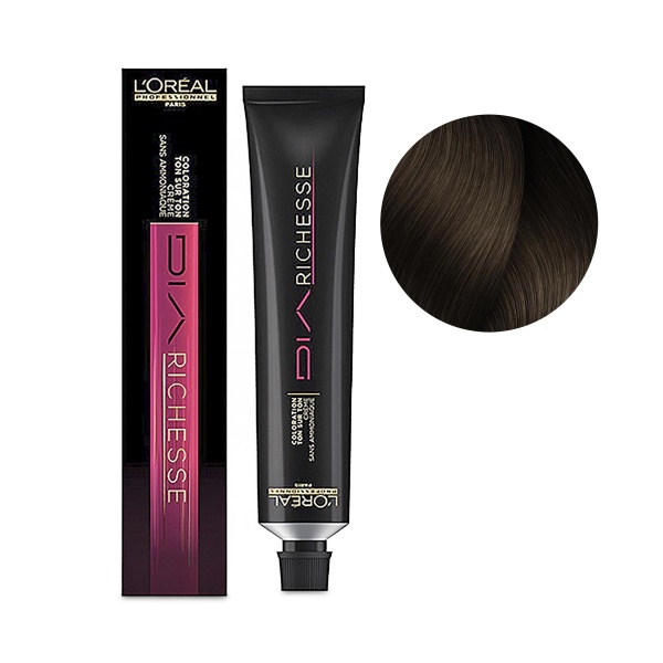 L'Оrеаl Рrоfеssiоnnеl Краска без аммиака тон в тон Diа Richеssе, 6.23 шоколадный трюфель, 50 мл купить - 0