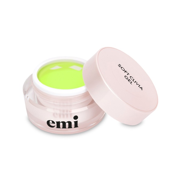 E.Mi База для гель-лака камуфлирующая Soft Clivia Gel, желтый, 15 гр купить - 0