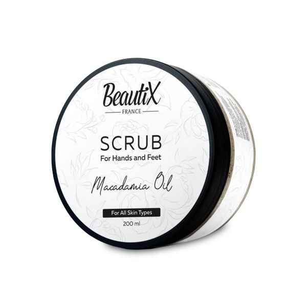 Beautix Скраб для рук и ног Макадамия, 200 мл купить - 0