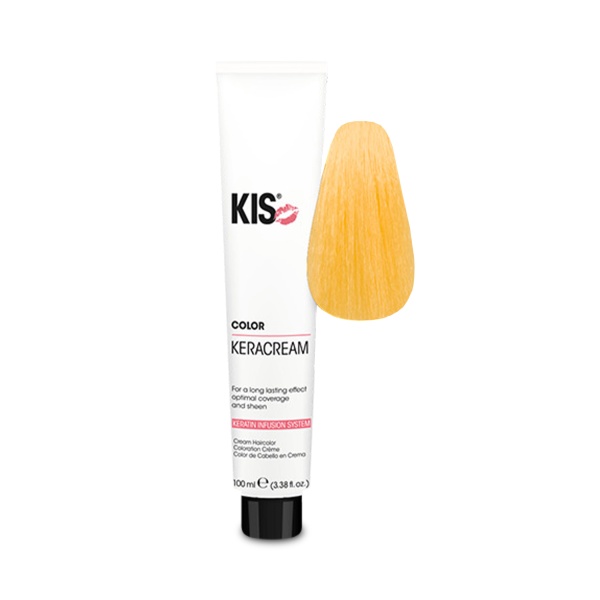 Kis Кератиновый краситель KeraCream Color, желтый Geel, 100 мл купить - 0