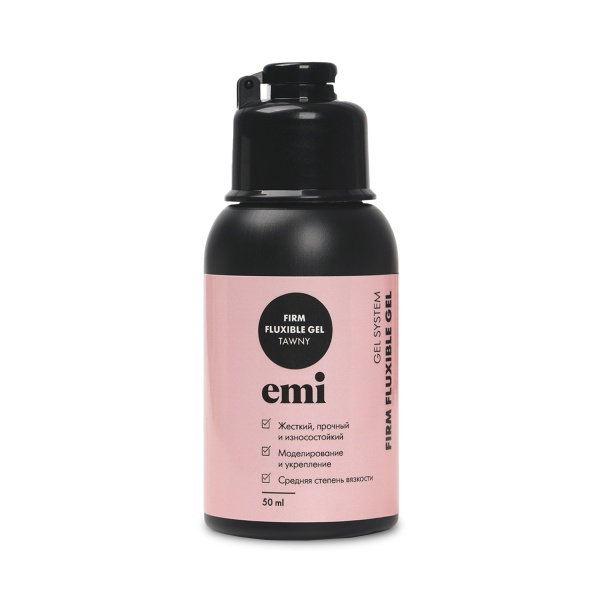 E.Mi Жидкий акригель Firm Fluxible Gel, Tawny, 50 мл купить - 0