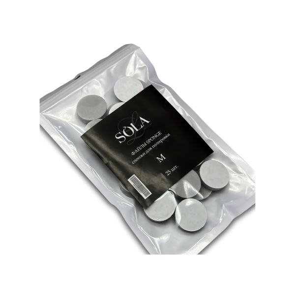 Solalove Файл-спонжи для полировки Sponge, Диск, M, 25 шт купить - 0