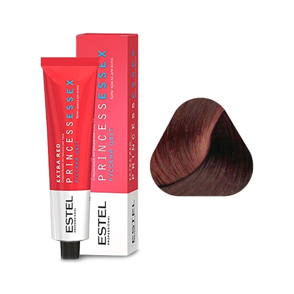 Estel Professional Крем-краска Princess Essex Extra Red, 66.45 темно-русый медно-красный, 60 мл купить - 0