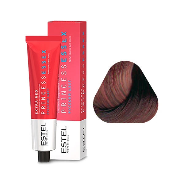 Estel Professional Крем-краска Princess Essex Extra Red, 66.56 темно-русый красно-фиолетовый, 60 мл купить - 0
